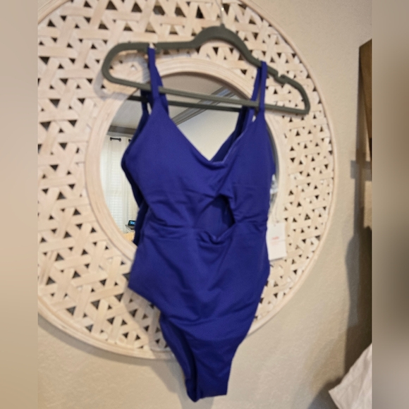 NWT Andie The Samoa One Piece Bathing Suit Lapis SMALL blue purple violet - Picture 5 of 8